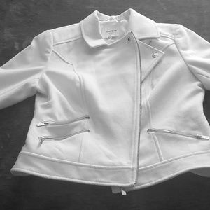 Brand new Large soft white Bebe winter classy coat
